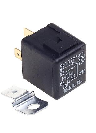 Реле эм 24в/5-ти контактн. с кронштейном (пр-во s.i.l.a. ac) (981.3777-01)