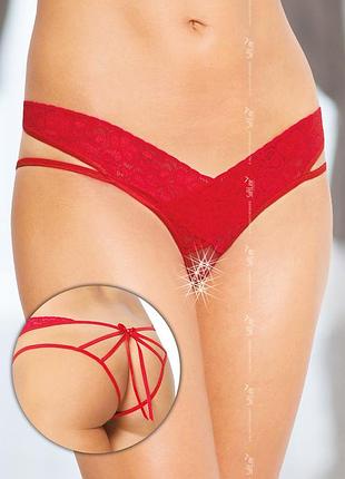 Жіночі стрінги - thongs 2438, red
