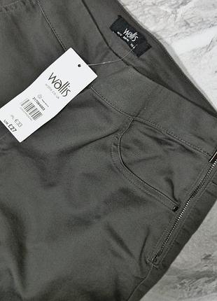 Брюки стрейчевые серые wallis м-л