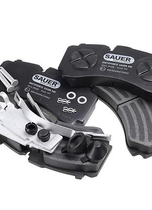 Колодка тормозная (комплект) (22,5" - st7) (sauer) (s0572932810 (sau2))