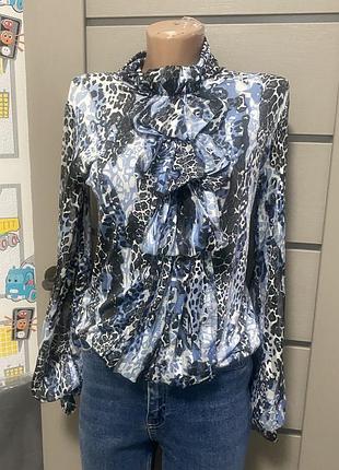 Блузка леопардовый принт