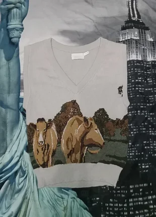 Bamford cashmere knitted vest. кашемірова жилетка.