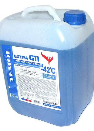 Антифриз extra g11 -42с (синий) 10 кг (антифриз синий -42с 10 кг.)