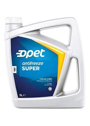 Антифриз концентрат opet super antifreeze g11 (синий) 3л. (super antifreeze 3 l)