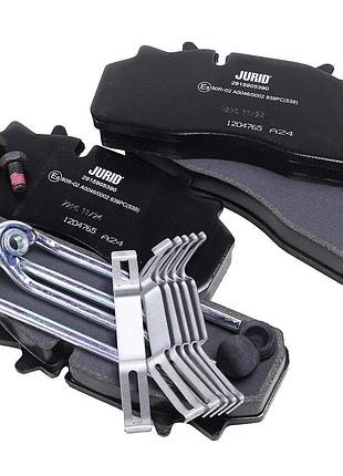 Колодка гальмівна дискового гальма (комплект) wva 29159 (daf, renault) (вир-во jurid),2915905390