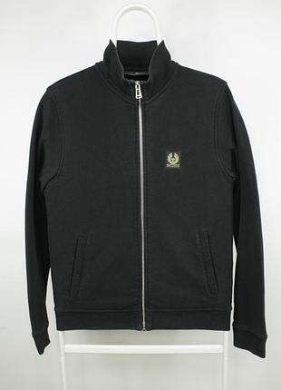 Свитшот кофта belstaff men`s full zip sweatshirt black 100050