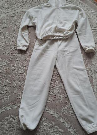 Костюм флісовий молочний