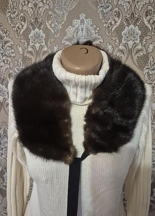 Воротник норки натуральная норка