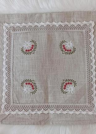 Льняна вишита наволочка, австрія