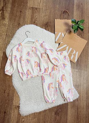 Теплий костюм для дівчинки 18-24