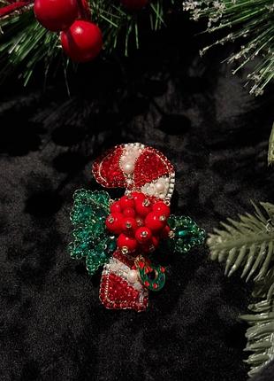 Брошь " новогодняя конфета" 🌲🍬