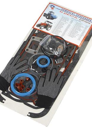 Комп-т прокладок двигателя д-245 мтз ремотник (сервис-комплектация) (245-1002035-р)