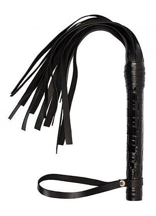 Флогер vip leather flogger black