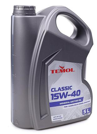 Олива моторна темол сlassic 15w-40 sf / cd 5л