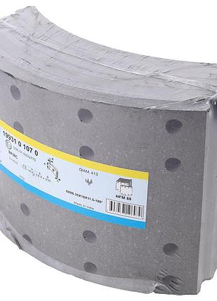 Накладка тормозная барабанного тормоза (комплект) scania (413х178х19мм) стандарт (пр-во jurid) (1993101070)