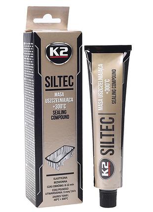 Герметик силиконовий k2 siltec 90g (бензо-масло-вибро стойкий от -60 до +300 °c) (k20627)