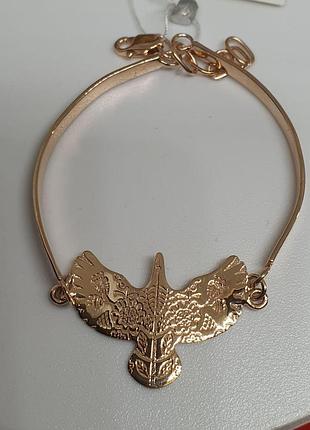 Браслет пташка горлиця, вишиванка українські орнаменти, вилитий з срібла 925 проби.