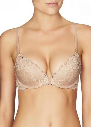 Шикарн и невероятно комфортный брендовый бюстгалтер выд pleasure state my fit нежного пудрового цвета с пуш ап эффектом