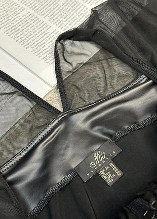 Еротична сукня noir handmade 5