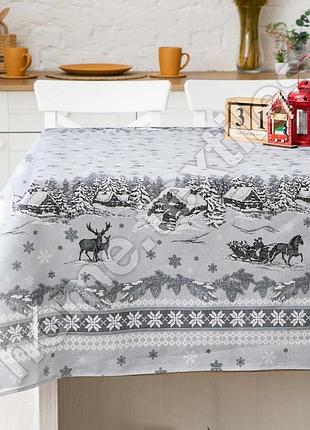 Скатертина новорічна. новорічна лляна скатертина 15 варіантів новорічні скатертини на ваш стіл. яскраві та красиві. льон