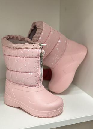 Дутики на дівчинку сапоги сапожки дитяче взуття зимові чобітки