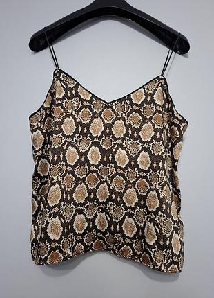 Майка топ змеиная кожа