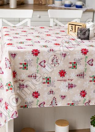 Новорічні скатертини на ваш стіл. яскраві та красиві.