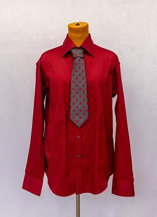 Стильна широка краватка ✂️classics з принтом "у горошок" (138 см)