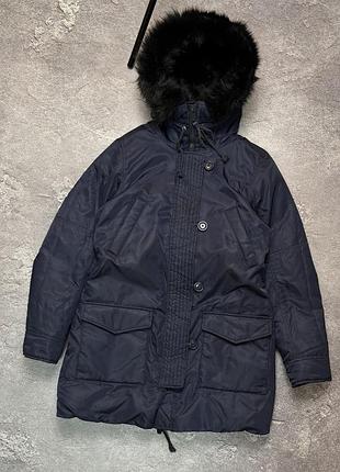Парка пуховик levi’s з гусячого пуху оригінал