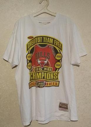 Футболка баскетбольна nba chicago bulls 1996 greatest team ever championship (l-xl) оригінал