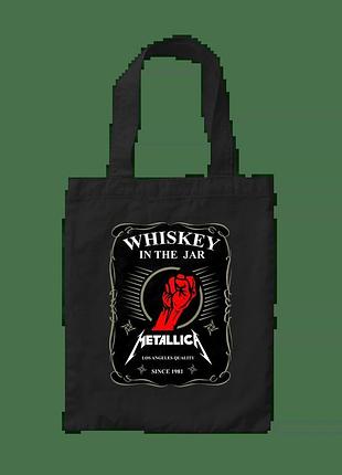 Шоппер с принтом metallica