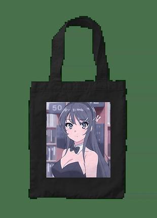 Шоппер с принтом дурный свин