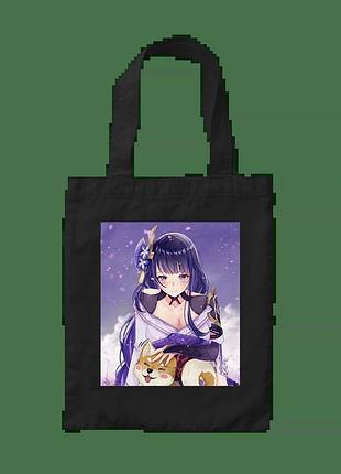 Шоппер с принтом genshin impact
