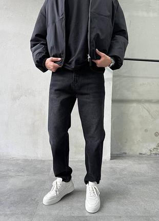 Чоловічі прямі джинси люкс якості, джинси мом, стильні класичні джинси на кожен день