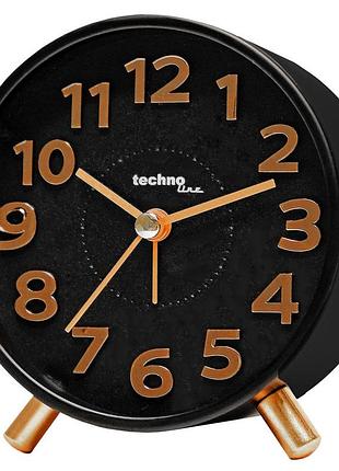 Годинник настільний technoline modell f black/cooper (modell f)