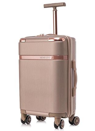 Чемодан semi line 20" (s) champagne (t5668-2)