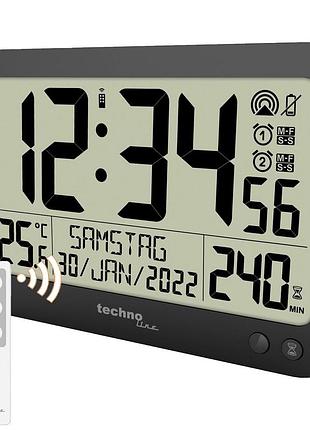 Часы настенные technoline ws8026 black (ws8026)