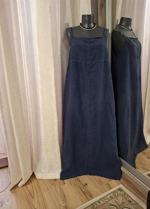 💯%льняное платье 👗 сарафан