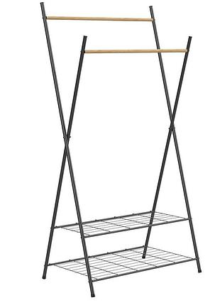 Стойка для одежды casa si garment rack bamboo black (cs92309w04)