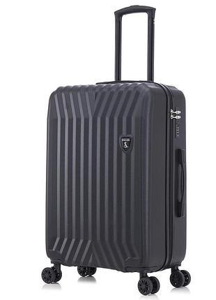 Чемодан semi line 24" (m) black (t5854-2)