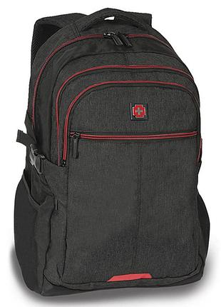 Рюкзак городской swissbrand kolding 27 dark grey (swb_q219blkol803u)