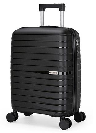 Валіза semi line 20" (s) black (t5794-1)