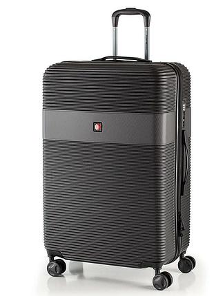 Чемодан swissbrand cairo (l) black (swb_lhcai001l)