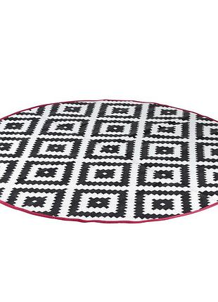 Килимок для пікніка bo-camp falconwood round black/white (4271100)