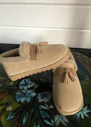 Угі натуральна замша,натуральне хутро данлер