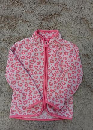 Фліска кофта флісова леопардова 3-4р 98-104р