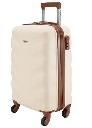 Чемодан semi line 20" (s) beige (t5709-1)