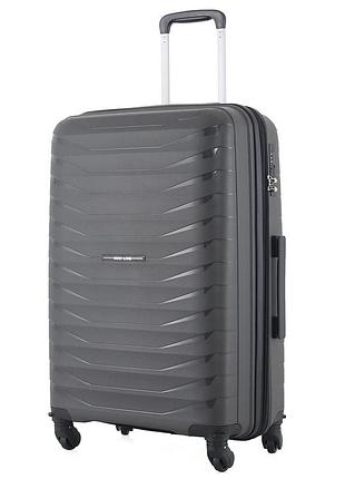 Валіза semi line 25" (m) dark grey (t5586-4)