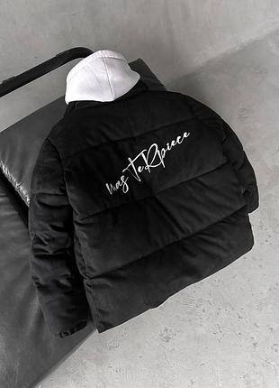 Чоловічий пуфер зима, теплий чоловічий пуховик на змійці, дута куртка зимова