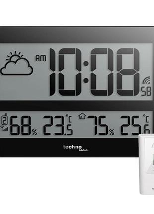 Годинник настінний technoline ws8011 black (ws8011)